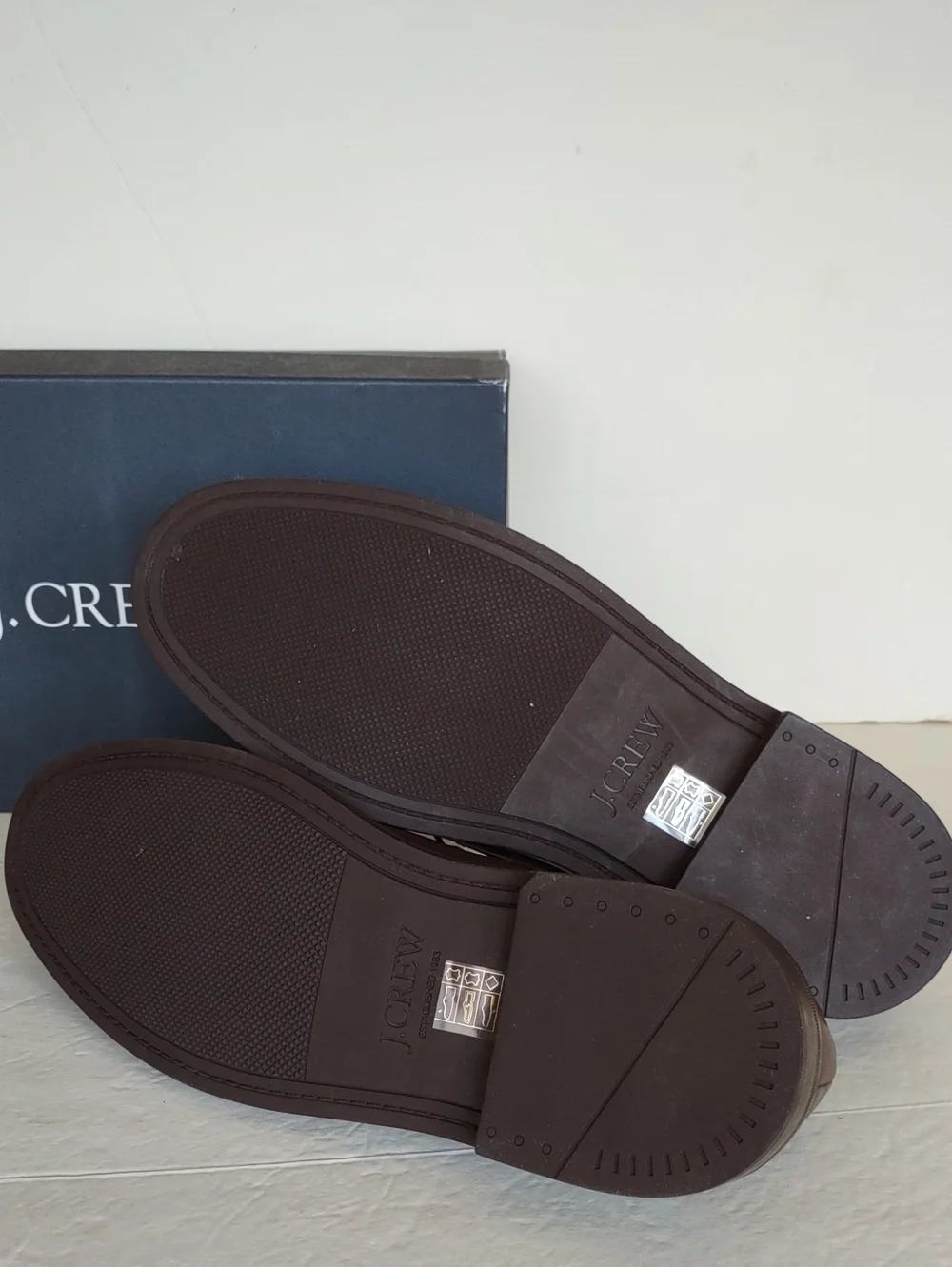 BRAND NEW J.CREW LEATHER LACE- UP